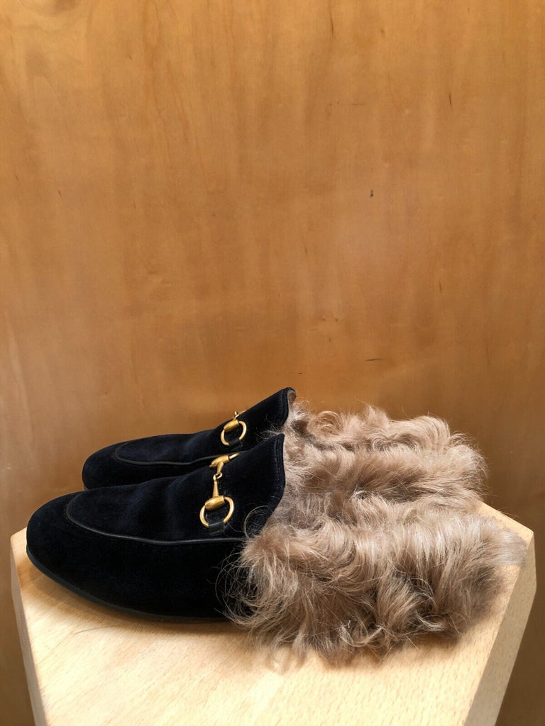 Gucci princetown velvet mule online