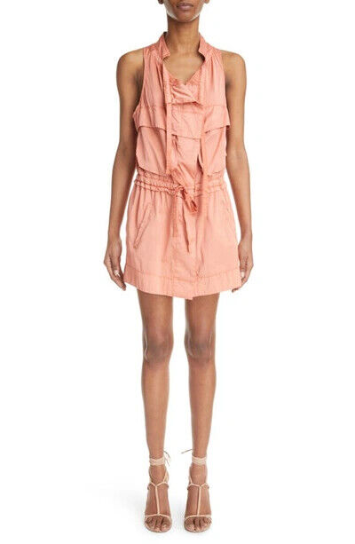 ISABEL MARANT $1000 Noria Peach Orange Pink Cargo Cotton