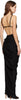 JACQUEMUS Black Les Classiques 'La Robe Saudade Longue' Slit Square Neck Dress 2