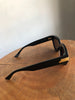 BOTTEGA VENETA BV1035S $510 Black Gold Gray Cat Eye Glasses Sunglasses