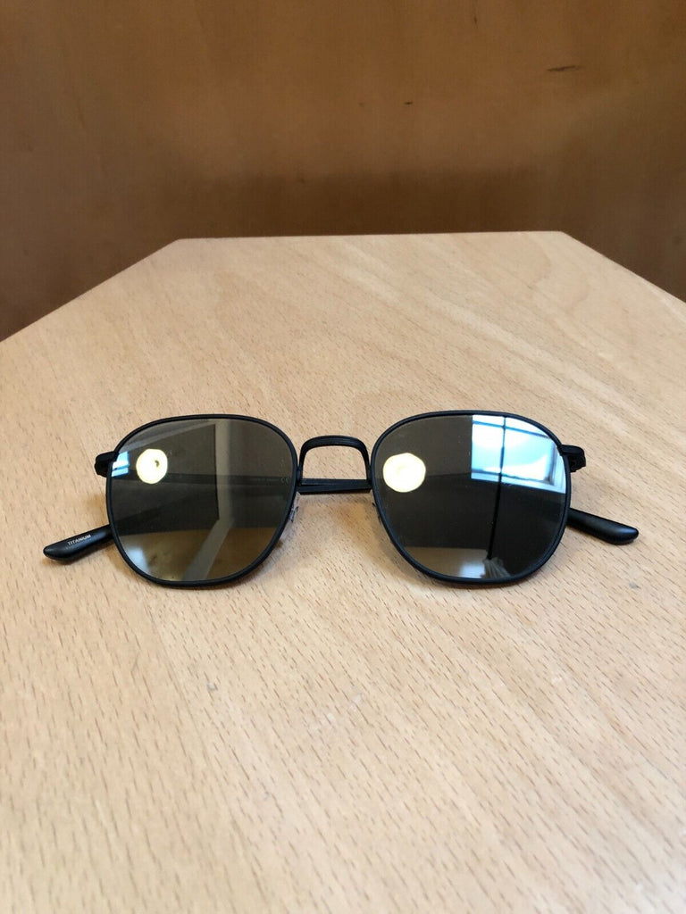 THE ROW X OLIVER PEOPLES Board Meeting 2 Black Titanium Matte Square Sunglasses