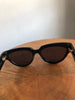 BOTTEGA VENETA BV1035S $510 Black Gold Gray Cat Eye Glasses Sunglasses