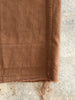 LEMAIRE $500 Cigar Brown High Waisted Womens Straight Leg Denim Pant Jeans 38/6