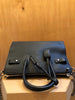 SAINT LAURENT YSL Black Nano Sac De Jour Pebbled Leather Silver Mini Bag Purse