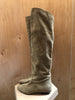 ISABEL MARANT Skarlet Taupe Beige Camel Suede Leather Flat Knee High Boot 38