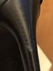 CHANEL Black Calfskin Leather Buckle Stiletto High Heel Biker Moto Ankle Boot 35