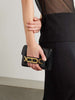 TOM FORD	Whitney Black Crocodile Embossed Leather Chain Mini Crossbody Bag Purse