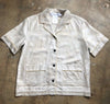 CHRISTIAN DIOR Silver Metallic Gold Silk Button Down Up Blouse Top Shirt 36/4