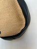 KHAITE NEW Ada Raffia Straw Beige Black Leather Large Shoulder Hobo Bag Purse