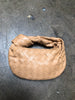 BOTTEGA VENETA Jodie Beige Knot Intrecciato Woven Leather Mini Tote Bag Purse