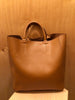 NILI LOTAN 	$1000 NL Caramel Tan Brown Camel Leather Large Tote Bag Purse