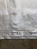 CHRISTIAN DIOR Silver Metallic Gold Silk Button Down Up Blouse Top Shirt 36/4