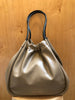 PROENZA SCHOULER Taupe Brown Gray Leather Black Large Tote Bucket Bag Purse