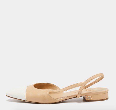 TWILL CC BALLET PUMP