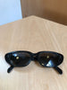 CELINE CL40095U Black Small Oval Rectangle Cat Eye Glasses Sunglasses