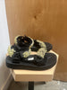 CECILIE BAHNSEN 	X Suicoke Black Canvas Yellow Floral Beaded Strappy Sandal 37