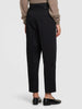 TOTEME NWT Black Double Pleated Cotton Straight Leg Ssense Pant Trouser 38/6