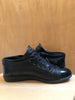 CHANEL 2008 Lagerfeld Cruise Black Patent Leather Cap Toe Mid Top Sneaker 36.5