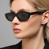 CELINE CL40095U Black Small Oval Rectangle Cat Eye Glasses Sunglasses