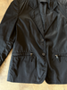 PRADA Black Zip Pocket Cargo Style Nylon Long Sleeve Blazer Jacket 46/10