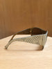 LOUIS VUITTON Mahina Z0173W Ivory Monogram Brown Large Wrap Square Sunglasses