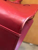 MANSUR GAVRIEL Sun Rococo Dark Red Leather Large Tie Bow Shoulder Hand Bag Purse