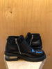 MAISON MARGIELA Men's Black FW17 Leather Buckle Ankle Metal Combat Boot 44/11