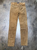 RALPH LAUREN NWT $1,300 Polo Khaki Tan Suede Leather Stretch Skinny Pant Jeans 0