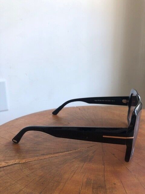 TOM FORD	Kaya TF 1082 Shiny Black Gradient Smoke Square Glasses Sunglasses