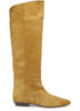 ISABEL MARANT Skarlet Taupe Beige Camel Suede Leather Flat Knee High Boot 38