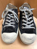 GOLDEN GOOSE V Star 2 Velvet Black White Low Top Womens Sneakers 40/10/9.5