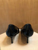 VALENTINO Black One Stud 50 Embellished Patent Leather Kitten Heel Pump 38/8/7.5