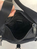 PRADA Vtg Black Tessuto Nylon Canvas Mini Small Shoulder Crossbody Bag Purse