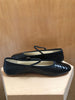 CELINE	Les Ballerines Black Python Patent Leather Mary Jane Ballet Flat 40.5