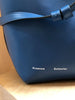 PROENZA SCHOULER Sullivan White Label Blue Leather Bucket Shoulder Bag Purse