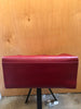 MANSUR GAVRIEL Sun Rococo Dark Red Leather Large Tie Bow Shoulder Hand Bag Purse