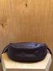 MANSUR GAVRIEL Moon Sling Dark Purple Brown Leather Small Crossbody Bag Purse