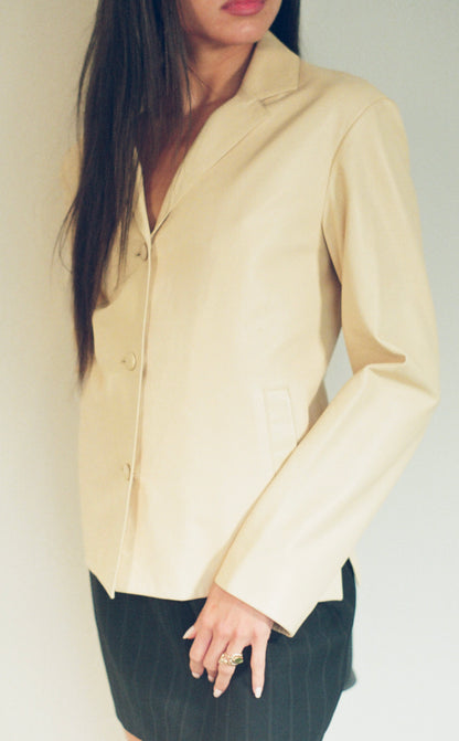 PRADA BUTTER LEATHER JACKET