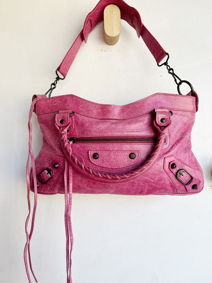 CLASSIC FIRST SORBET PINK SHOULDER BAG