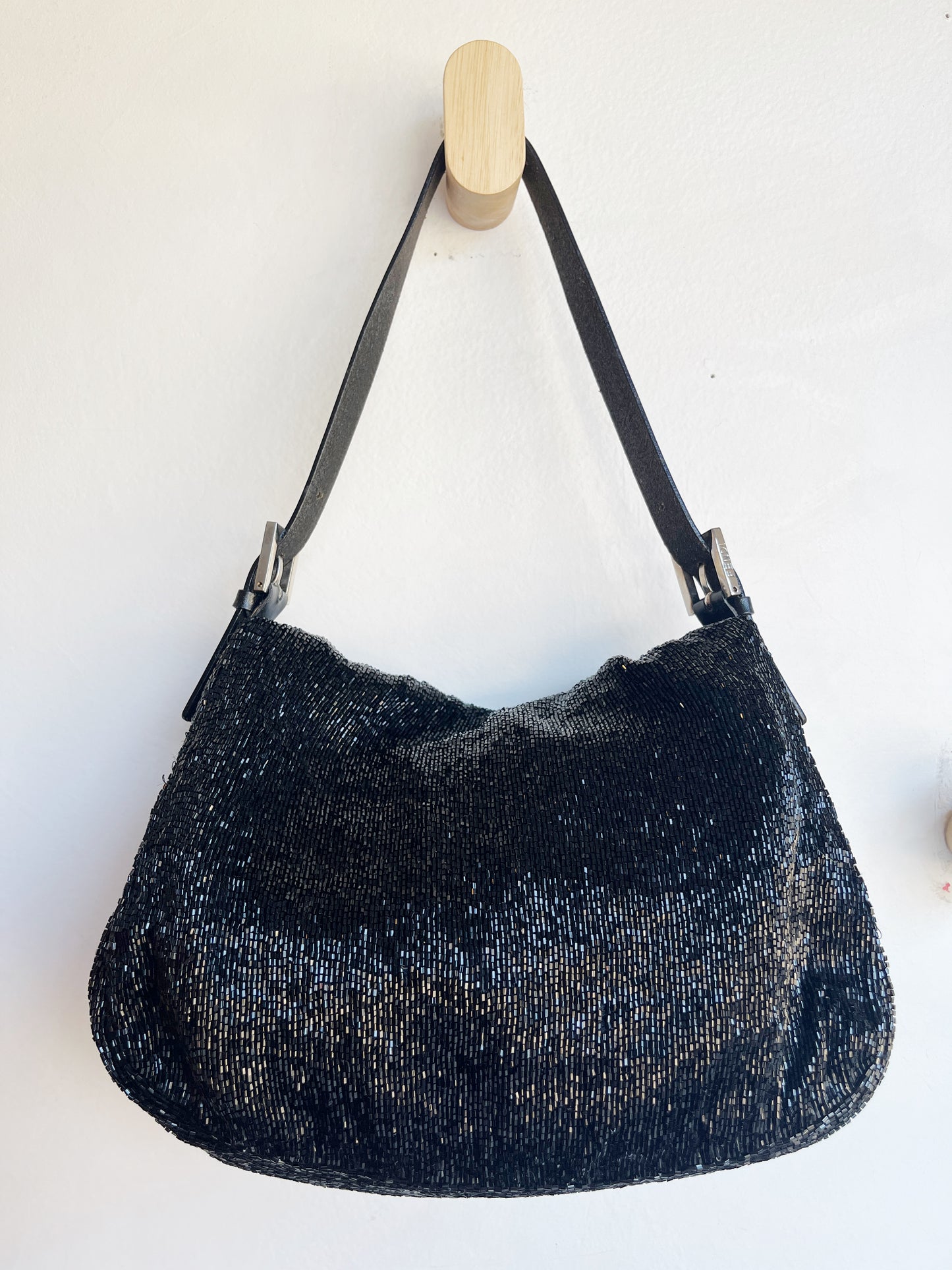 MAMMA BAGUETTE BEADED PURSE
