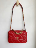CHANEL 19 CORAL FLAP BAG W/ TAGS