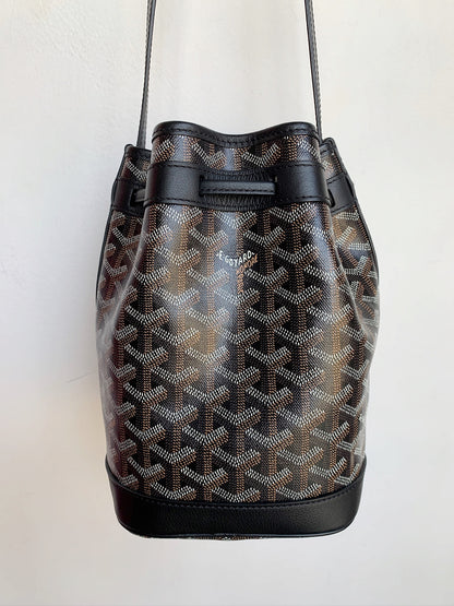 PETIT FLOT MONOGRAM BUCKET BAG