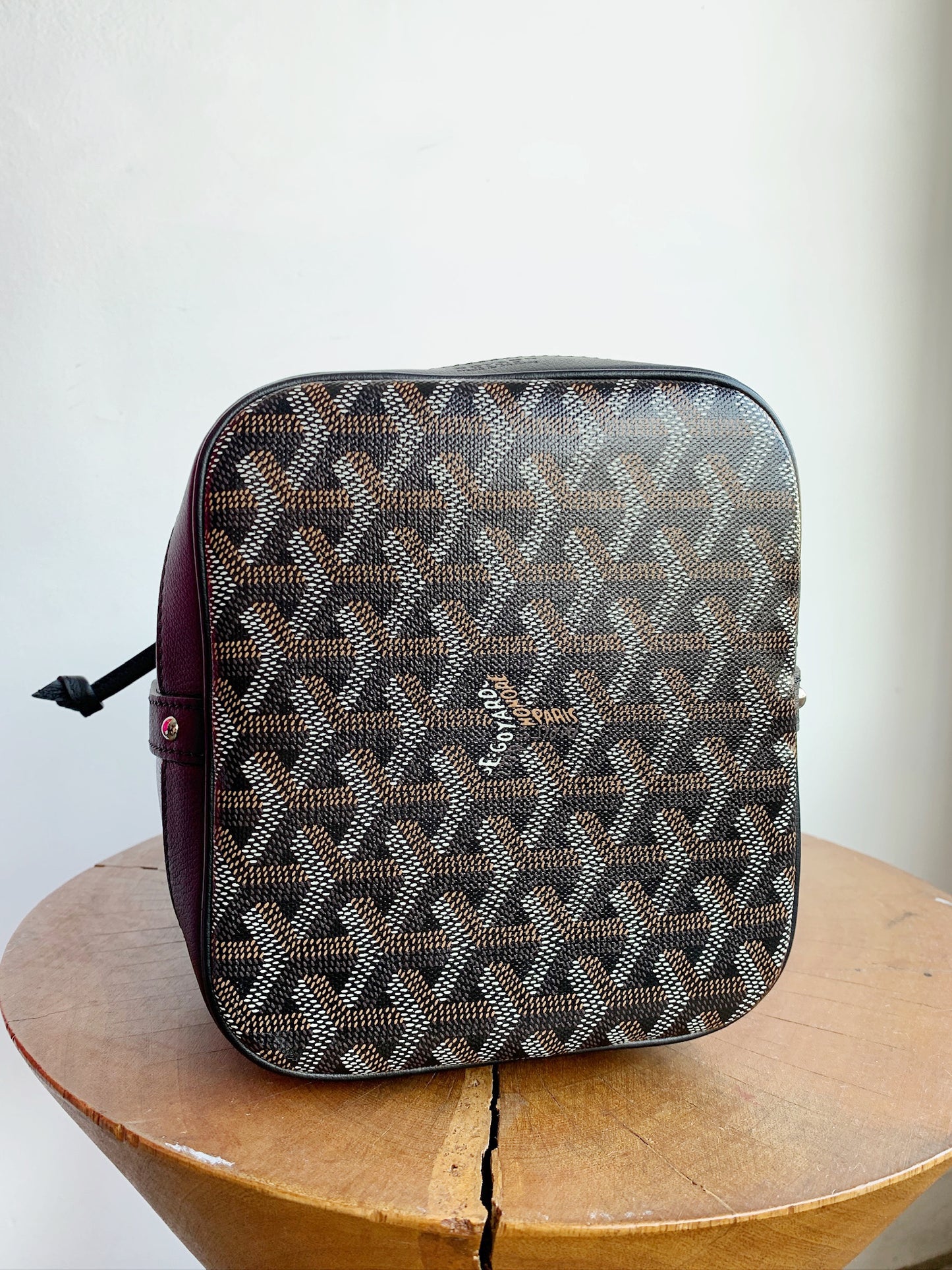 PETIT FLOT MONOGRAM BUCKET BAG