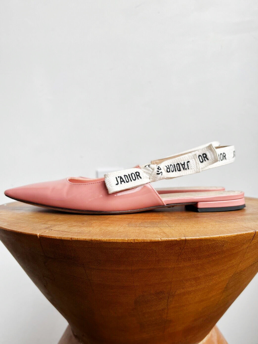 J'ADIOR PINK PATENT SLINGBACKS