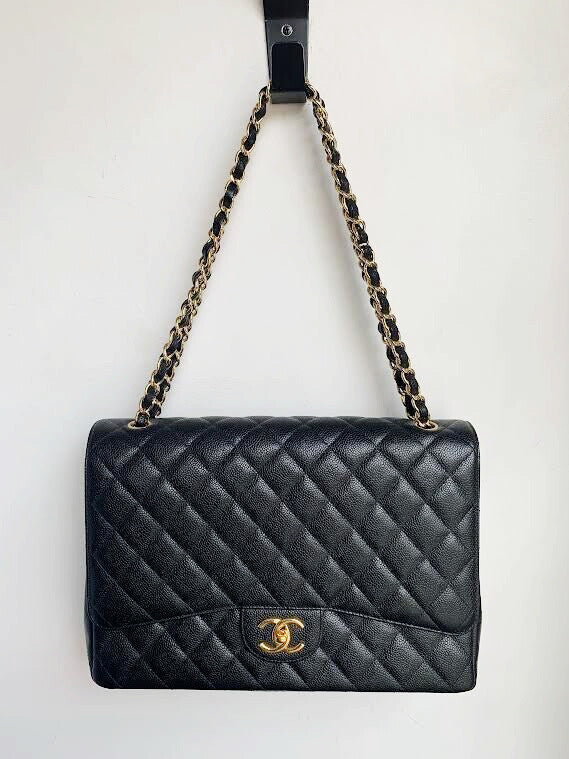 MAXI JUMBO DOUBLE FLAP PURSE