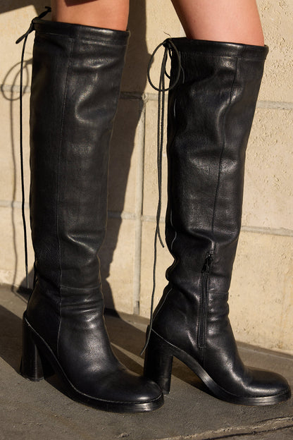 ANN DEMEULEMEESTER KNEE HIGH BOOT