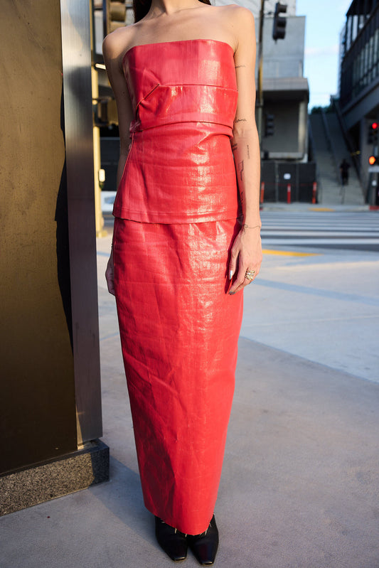 RICK OWENS AI PILLAR SKIRT