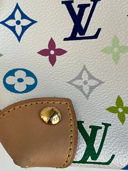 AUDRA WHITE MONOGRAM BAG