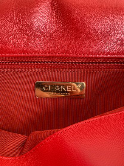 CHANEL 19 CORAL FLAP BAG W/ TAGS