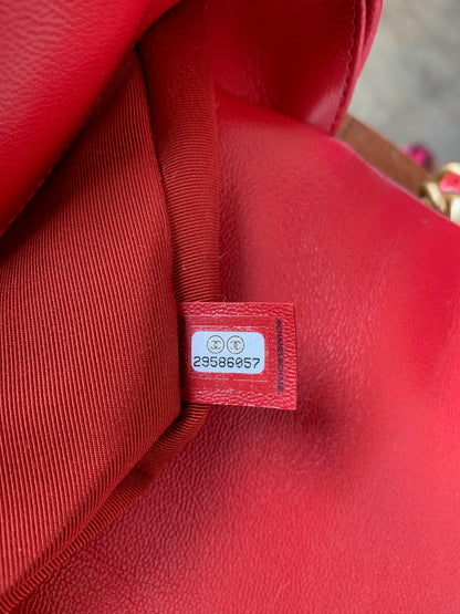 CHANEL 19 CORAL FLAP BAG W/ TAGS